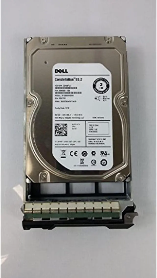 Main image of Dell3Tb 7.2K Rpm 6Gb/S 3.5" Sas Hd -Mfg # 91K8t (Comes With Drives & Tray)