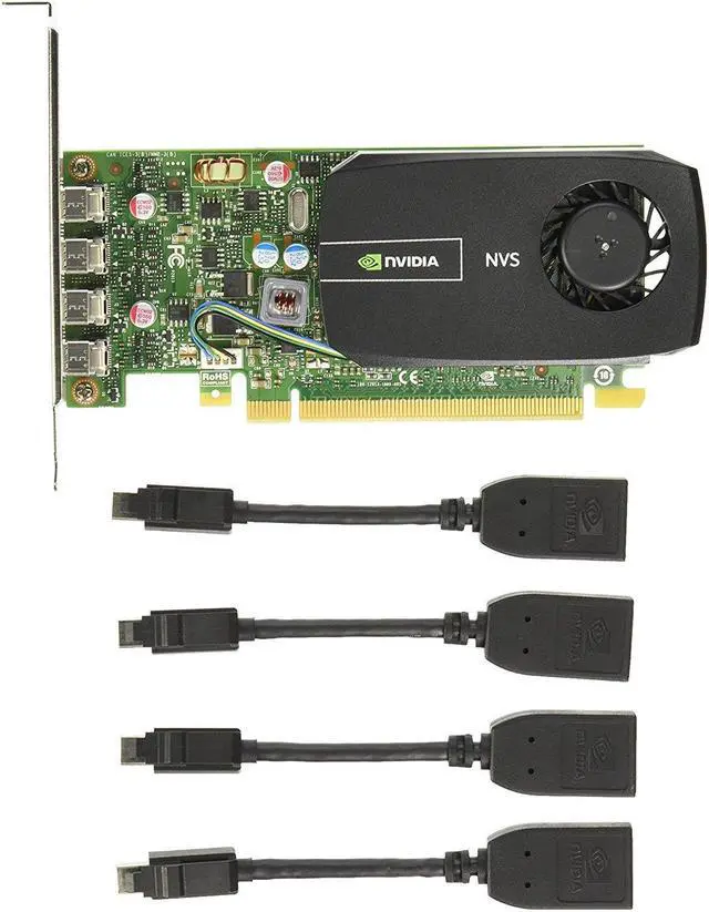 Main image of Lenovo Graphics Card - NVS 510-2 GB DDR3 - PCIe 2.0 x16 Low Profile - 4 x Mini DisplayPort - for ThinkCentre M73; ThinkStation P310; P320; P410; P500; P510; P520; P710; P720; P910; P920