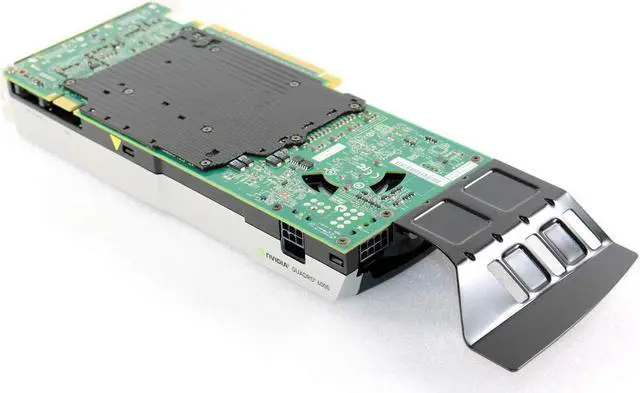 Alt view image 6 of 7 - HP 616078-001 NVIDIA Quadro 6000 PCIe graphics card - With 6.0GB GDDR5 GPU memory, max resolution 2560x1600, max power consumption 204Watt, one Dual Link DVI-I and two DisplayPorts connections