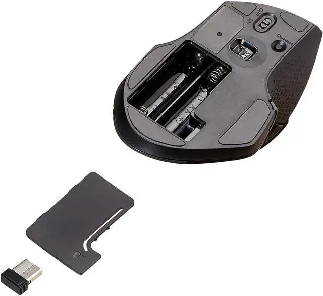 Alt view image 4 of 11 - Amazon Basics Full-Size Ergonomic Wireless PC Mouse with Fast Scrolling