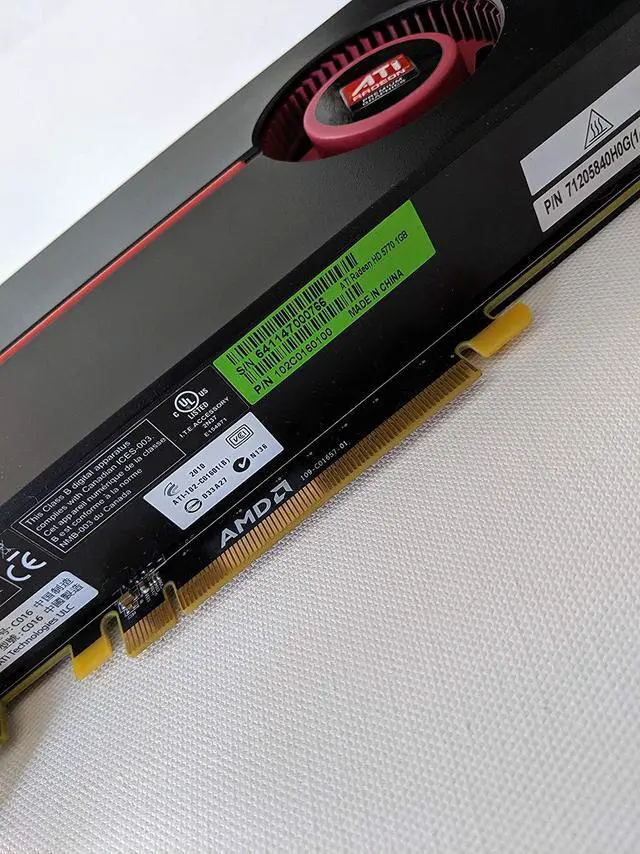 Alt view image 4 of 5 - ATI Genuine Apple Radeon HD 5770 1GB Video Card Mac Pro Desktop 102C0160200