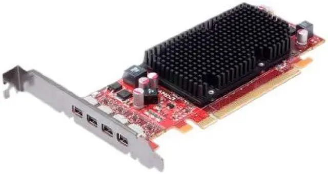 Main image of ATI DDR3 4X Mini-DisplayPort Low Profile PCI-Express Video Card 100-505610