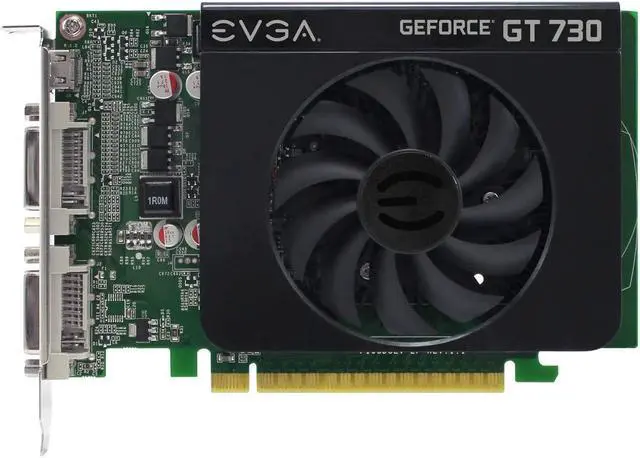 Alt view image 6 of 7 - EVGA GeForce GT 730 1GB DDR3 128bit Dual DVI mHDMI Graphics Card 01G-P3-2731-KR