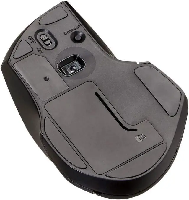 Alt view image 3 of 11 - Amazon Basics Full-Size Ergonomic Wireless PC Mouse with Fast Scrolling