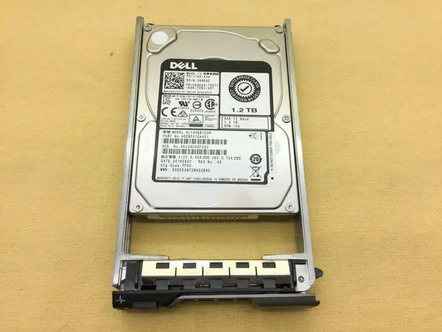 Alt view image 6 of 16 - 89D42 1.2TB 10000RPM SAS 2.5Inch Dell Hard Drive
