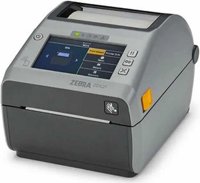 Alt view image 3 of 4 - Zebra ZD621 4-inch Desktop Desktop Thermal Transfer Label Printer, LCD Screen ,300 dpi, Ethernet,Serial, USB 2.0, USB host ports, WiFi and Bluetooth without Cutter Version(ZD6A142-309F00EZ)