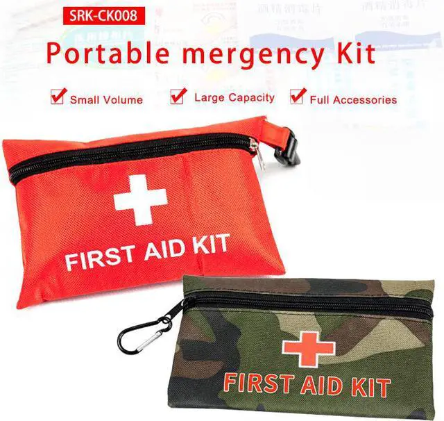 Alt view image 4 of 7 - 50 pieces Waterproof Bag Flash Light Glove Bandage First Aid Survival Emergency Kits with Supplies