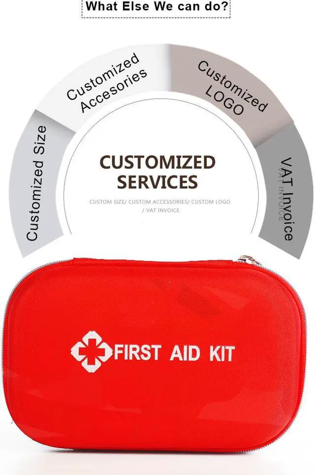 Alt view image 4 of 7 - Waterproof bag  customized logo/size survival emergency kits survival first aid bag with supplies