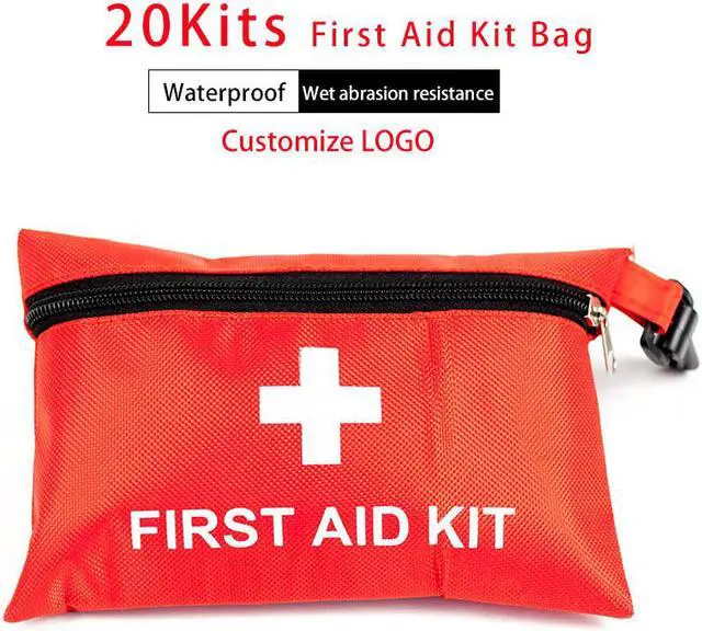 Alt view image 7 of 7 - 50 pieces Waterproof Bag Flash Light Glove Bandage First Aid Survival Emergency Kits with Supplies