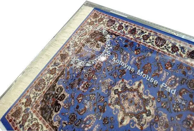Alt view image 5 of 5 - Rug Mouse Pad 2 Pack Woven Rug Bohemian Style Carpet Mouse Pad for Table Décor