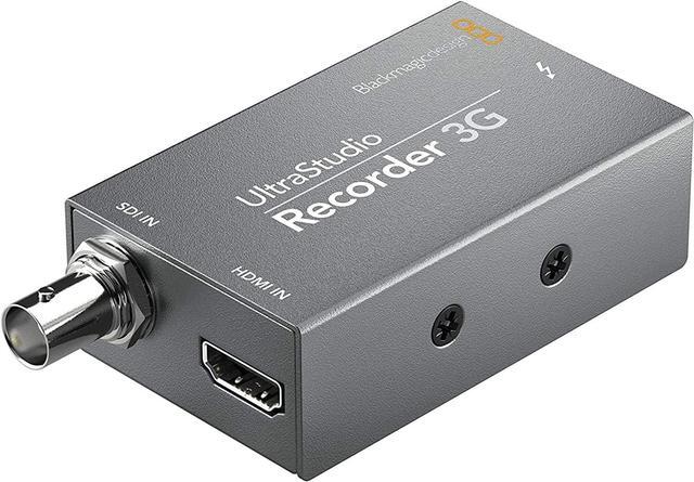Alt view image 5 of 7 - Blackmagic Design UltraStudio Recorder 3G Capture Device Bundle with Thunderbolt 3 (40 Gbps) USB-C Cable (100W, 0.5m) and 6-Inch Fastening Cable Ties (10-Pack) (3 Items)