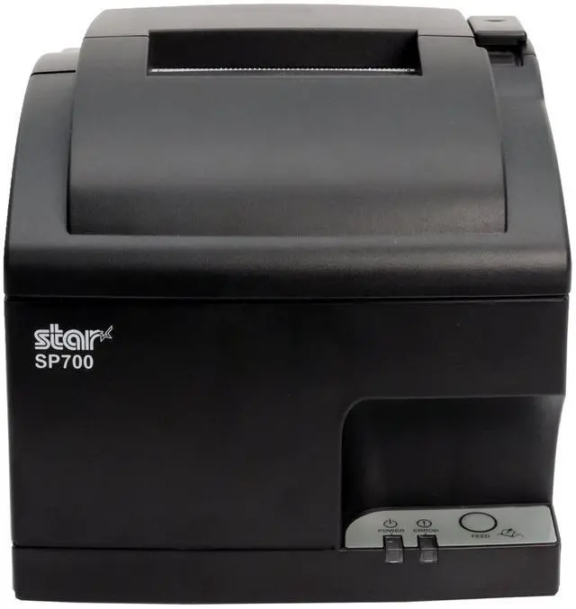 Alt view image 2 of 3 - Star Micronics 39336532 Model SP742ME Impact Printer, Friction, Auto Cutter, Ethernet, Internal Power Supply, Gray
