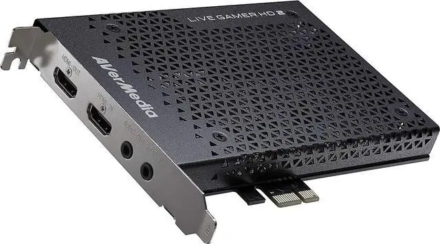 Alt view image 2 of 7 - Live Gamer HD 2 - PCIe Internal Game Capture Card, HDMI and 3.5 mm, PassThrough, Ultra Low Latency,1080p60 Uncompressed Streaming Technology for PS4, Xbox, Switch (GC570)