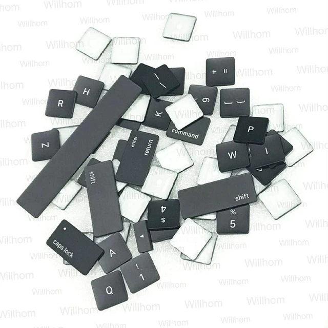 Alt view image 6 of 6 - Keyboard Keys Keycap US Layout Set Replacement for MacBook Pro Touch Bar 13-inch A1706 15-inch A1707 2016 2017