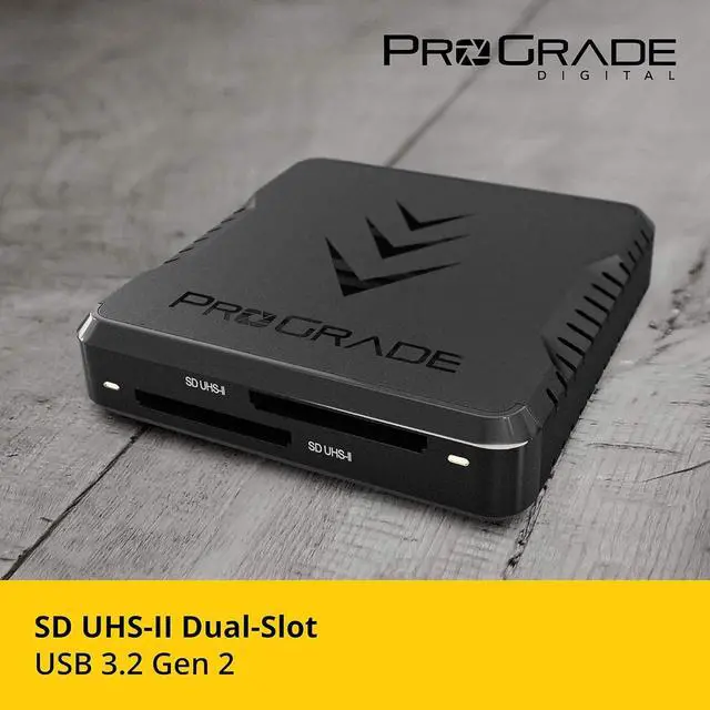 Alt view image 5 of 7 - SD UHS-II Dual-Slot Memory Card Reader by | USB 3.2 Gen 2 for Professional Filmmakers Photographers & Content Creators