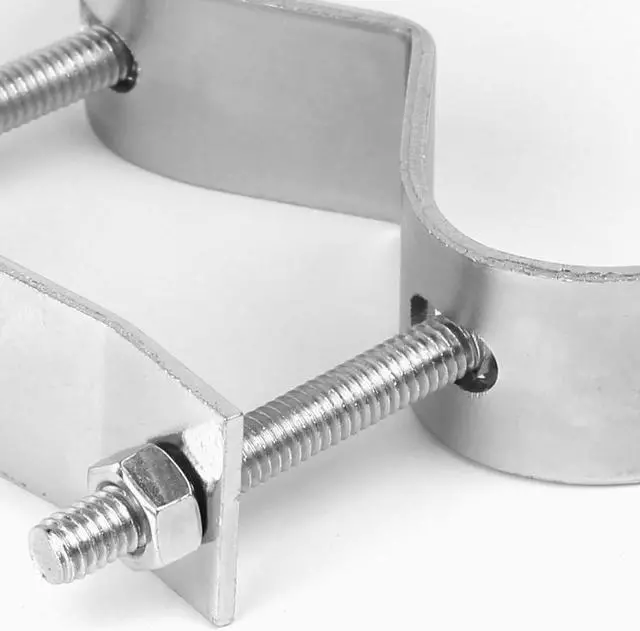 Alt view image 3 of 5 - Skywalker 3 Heavy-Duty Double Wall Mount Pair for TV Antenna Mast with (2) Brackets & Lag Bolts, Welcome to consult