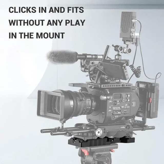 Alt view image 6 of 7 - Universal Quick Release Tripod Adapter Plate for  VCT-14