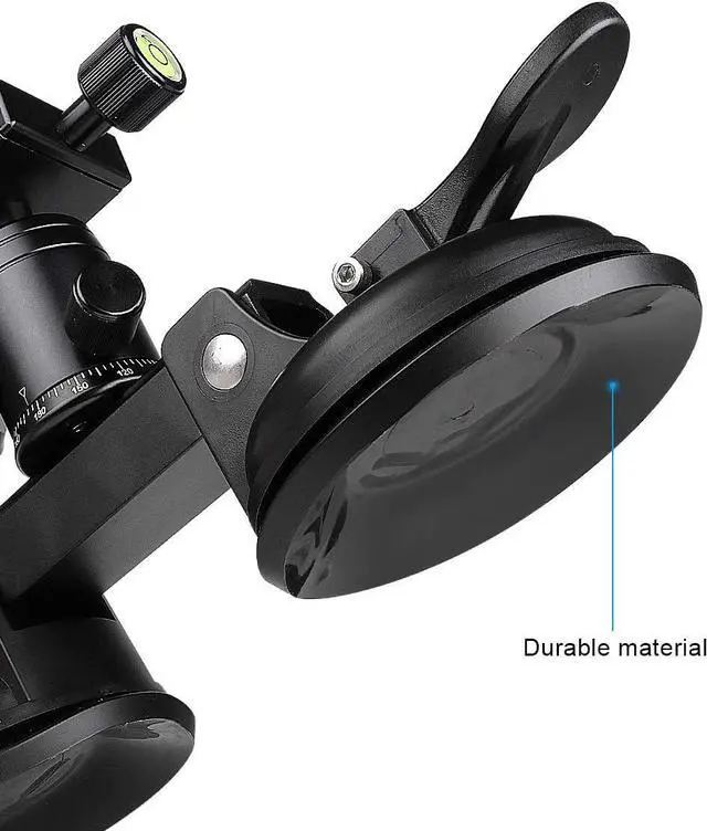 Alt view image 6 of 7 - Heavy Duty (20 lbs Load) DSLR Mirorrless Camera Suction Cup Car Mount Camcorder Vehicle Holder w/ 360°Panorama Ball Head + Quick Release Plate Compatible with Nikon Canon Sony RED BM