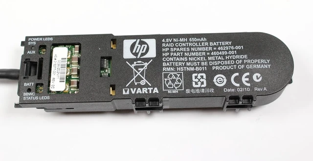 Alt view image 3 of 6 - HP Smart Array 650mAh 4.8V Battery Module 462976-001