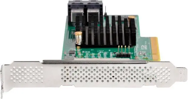 Alt view image 6 of 7 - SilverStone Technology Server-Grade Host Bus Adapter 9311-8i Expansion Card with Dual Mini-SAS HD SFF-8643 connectors ECS05