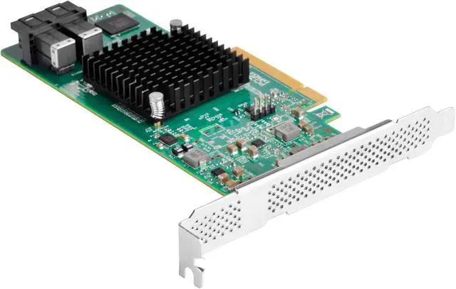 Alt view image 7 of 7 - SilverStone Technology Server-Grade Host Bus Adapter 9311-8i Expansion Card with Dual Mini-SAS HD SFF-8643 connectors ECS05