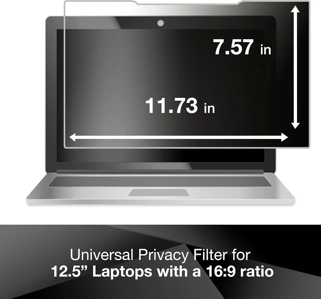 Alt view image 2 of 7 - 3M Privacy Filters for Dell Latitude 7280 with Comply Attachment System (PFNDE005), Black
