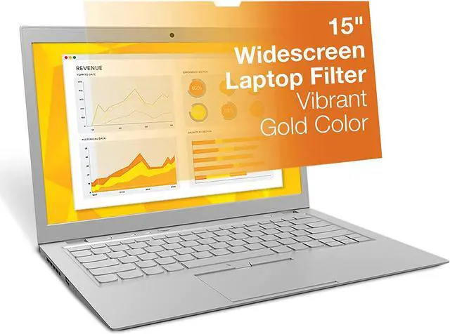 Alt view image 19 of 20 - 3M Frameless Gold Privacy Filter for 15.4" Widescreen Touch MacBook Pro 16:10