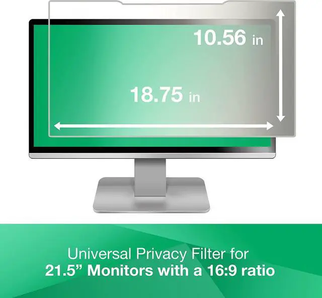 Alt view image 12 of 20 - 3M Privacy Filter Anti-Glare ffor 21.5" Widescreen Monitor (AG215W9B)