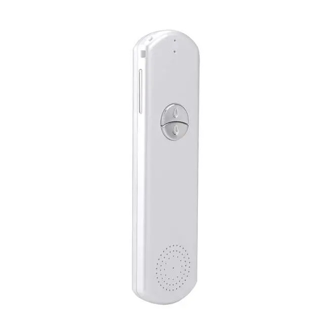 Alt view image 2 of 7 - Two Way Easy Trans Smart Language Translator Device Electronic Pocket Voice Bluetooth 52 Languages for Meeting Learning Travel Shopping Business Fit for Apple iPhone Android White (WIFI/3G/4G/5G)