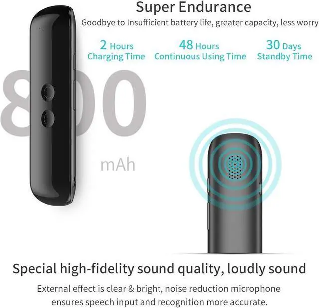 Alt view image 5 of 7 - Xupurtlk Language Translator Device G5 Pro Offline Translation Industry Leading High Accuracy Online Offline Translation for Travel Business Daily Work