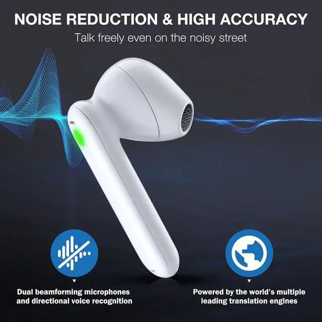Alt view image 4 of 7 - Timekettle WT2 Edge W3 Translator Device, Bidirection Simultaneous Translation, Translator Earbuds with 40 Languages, Offline Translator, Fast Reaction with Revolutionary Al Tech, Offline Version