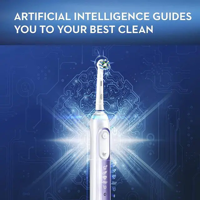 Alt view image 4 of 12 - ORAL B GENIUS X TOOTHBRUSH PURPLE