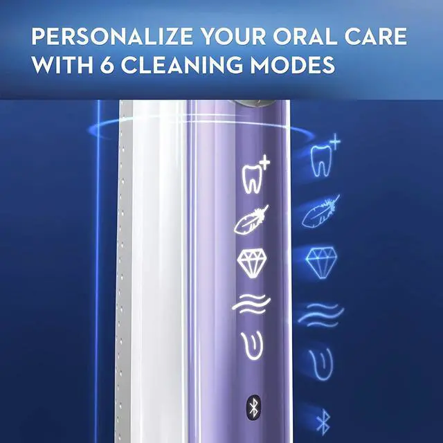 Alt view image 3 of 12 - ORAL B GENIUS X TOOTHBRUSH PURPLE