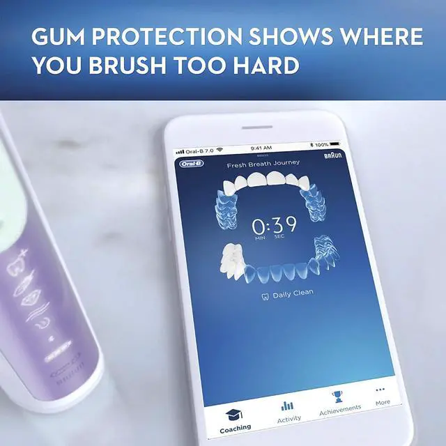 Alt view image 7 of 12 - ORAL B GENIUS X TOOTHBRUSH PURPLE