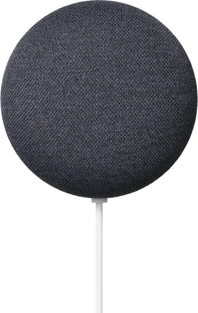 Alt view image 3 of 7 - Nest Mini (2nd Generation) Smart Speaker with Google Assistant - Charcoal