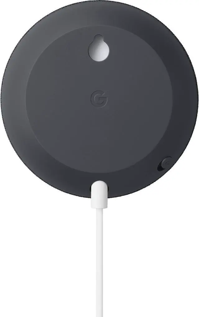 Alt view image 4 of 7 - Nest Mini (2nd Generation) Smart Speaker with Google Assistant - Charcoal