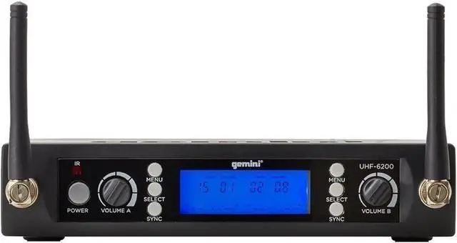 Alt view image 4 of 5 - GEMINI UHF 6200HL Dual Headset Wireless System (R2 version)