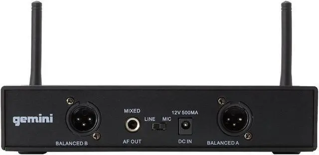 Alt view image 5 of 5 - GEMINI UHF 6200HL Dual Headset Wireless System (R2 version)