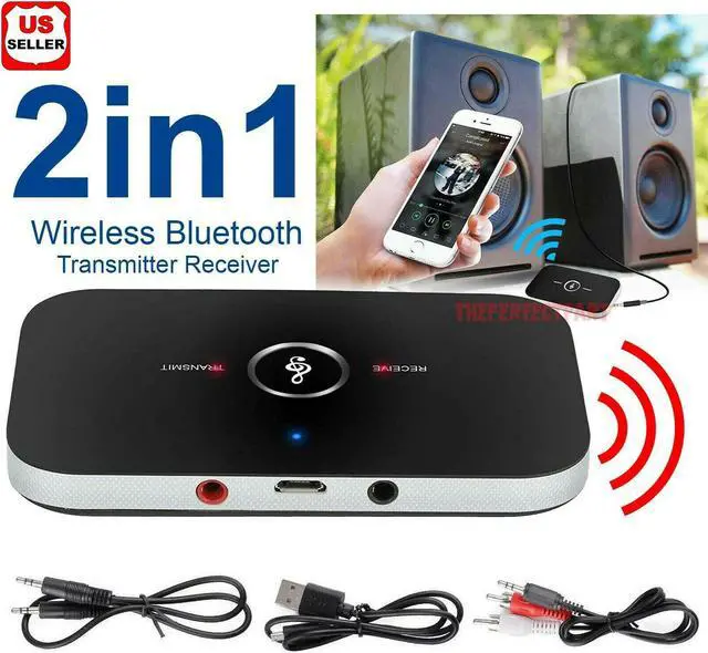 Main image of 2in1 Bluetooth Transmitter  Receiver Wireless A2DP Home TV Stereo Audio Adapter