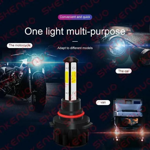 Alt view image 5 of 6 - For Ford F-150 2015-2019 6x LED Headlight Hi/Lo Fog Light Bulbs Combo Kit 6000k