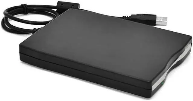 Alt view image 7 of 7 - 3.5" USB 2.0 Data External Floppy Disk Drive Portable 1.44MB USB Drive Plug and Play For Laptop PC Win 7/8/10 Mac Black