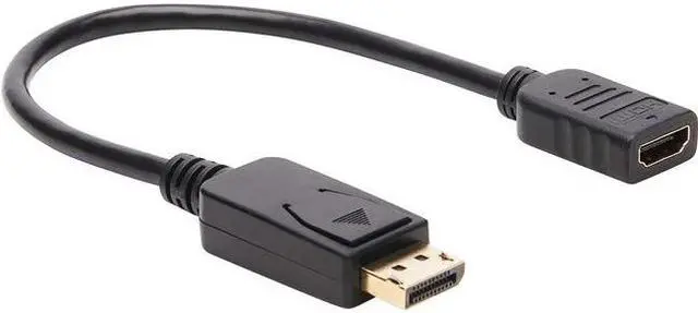 Alt view image 5 of 20 - Tripp Lite 1ft P136-001 DisplayPort To HDMI Video Adapter Converter Black