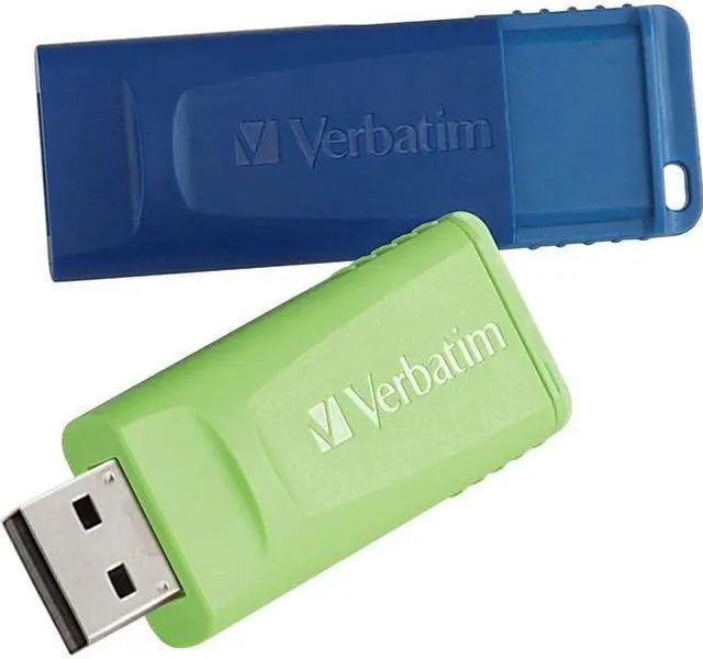 Alt view image 6 of 18 - Verbatim Store 'n' Go 16GB 16GB Store 'n' Go USB Flash Drive - 2pk - Blue, Green 98713