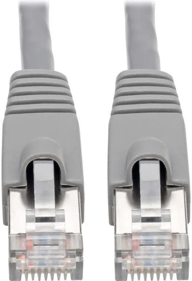 Alt view image 6 of 8 - Tripp Lite 5ft RJ-45 M/M Cat6a Snagless Shielded Patch Cable Gray N262005GY