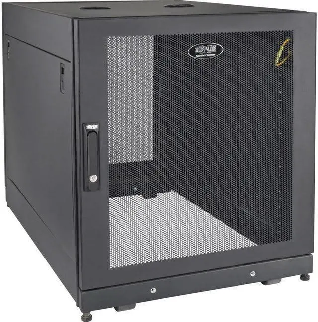 Alt view image 3 of 16 - Tripp Lite 14U SmartRack Deep Server Rack - 42 in. Depth, Doors & Side Panels Included