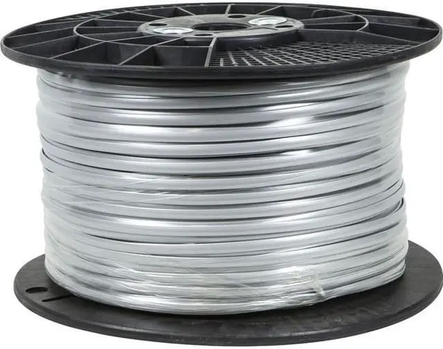 Alt view image 4 of 12 - Monoprice Stranded Bulk Phone Cable - 1000 Feet - Silver | 8 Conductor, 28AWG, Flat Cable