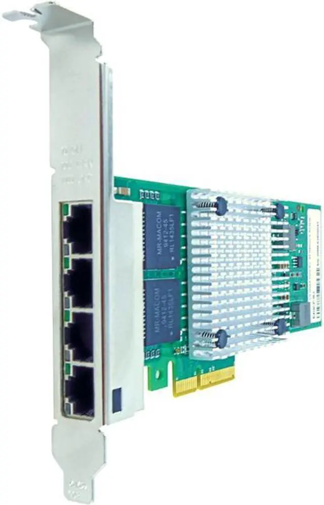 Alt view image 5 of 9 - AXIOM 10/100/1000MBS QUAD PORT RJ45 PCIE X4 NIC CARD FOR DELL - 540-BBGX