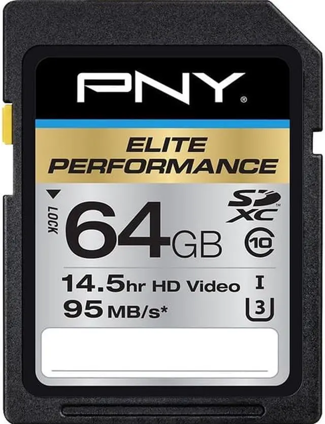 Alt view image 3 of 4 - PNY MEMORY P-SDX64U395-GE PNY 64GB ELITE PERFORMANCE