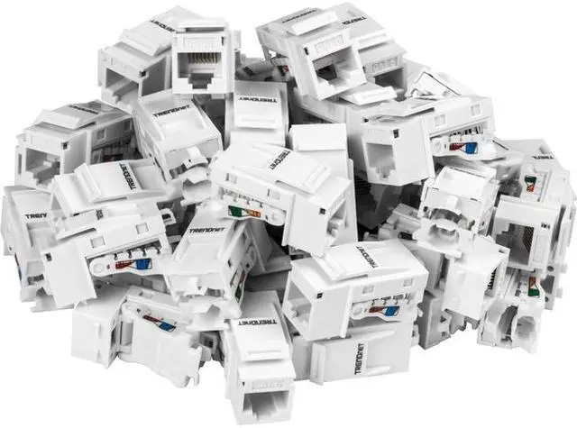 Main image of TRENDnet TC-K50C6 Cat6 Keystone Jack - 50-Pack