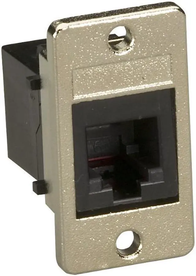 Alt view image 2 of 5 - BLACK BOX FMT1080 PANEL MOUNT COUPLER RJ11 UNSHIELD 4W BK